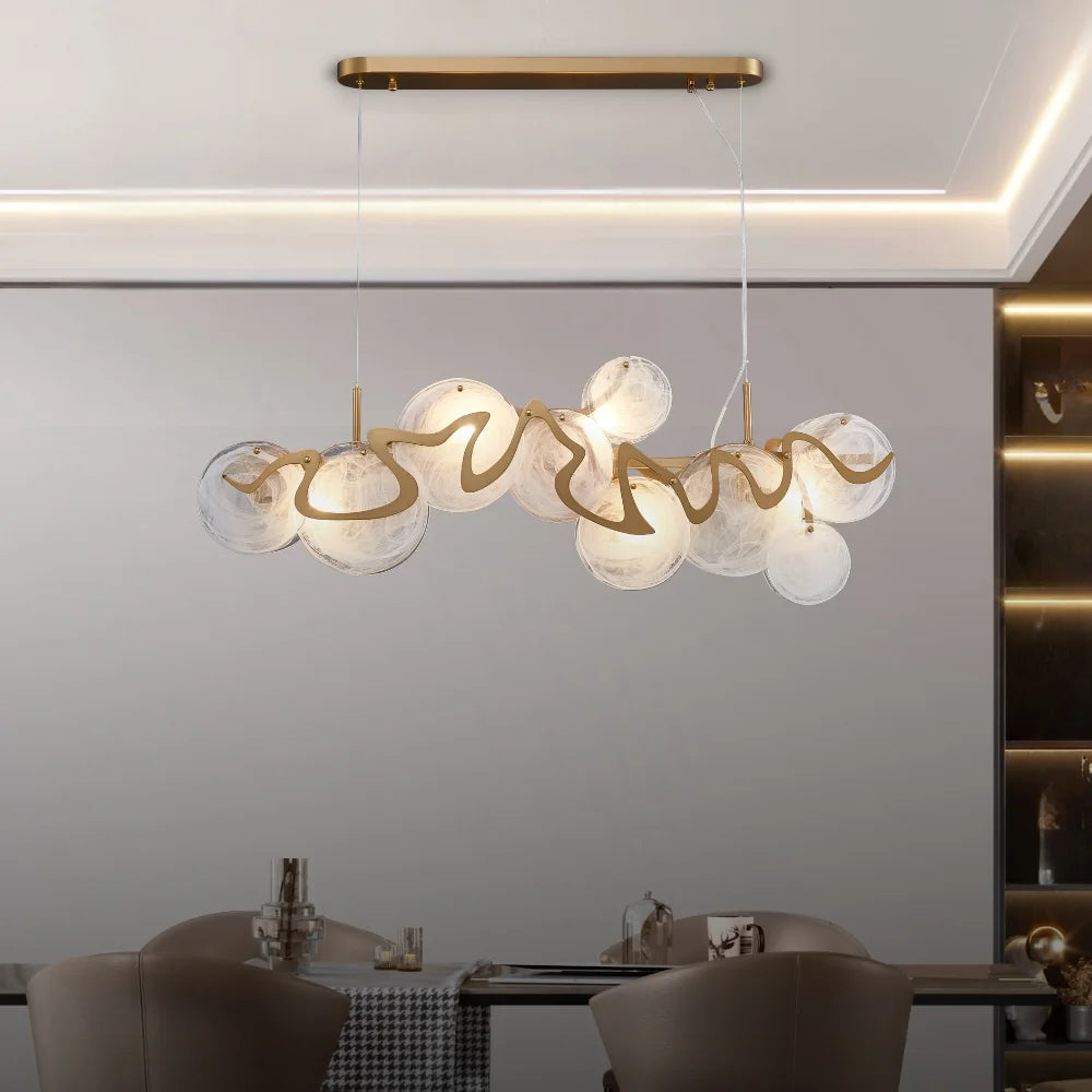 modern designer dining chandelier