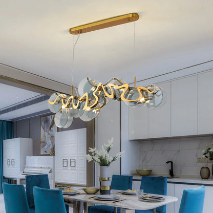 modern designer dining chandelier