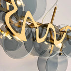 modern designer dining chandelier