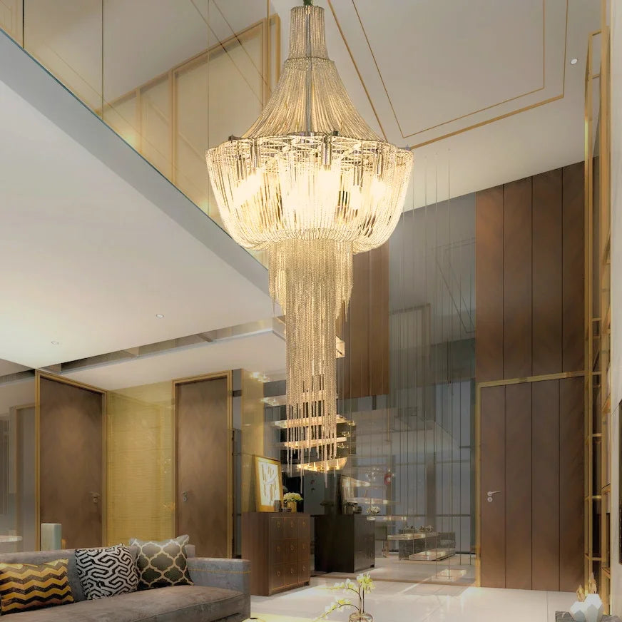 designer loft chandelier