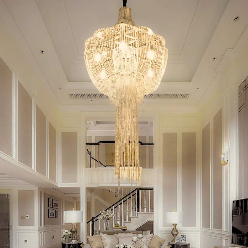 designer loft chandelier