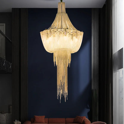 designer loft chandelier