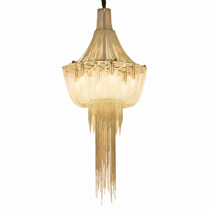 designer loft chandelier