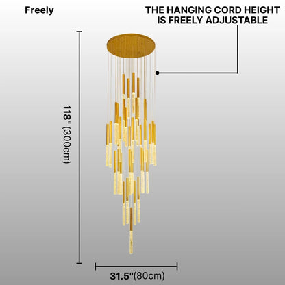 luxury chandelier for entryway