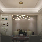 Rays Gold Pendant Light