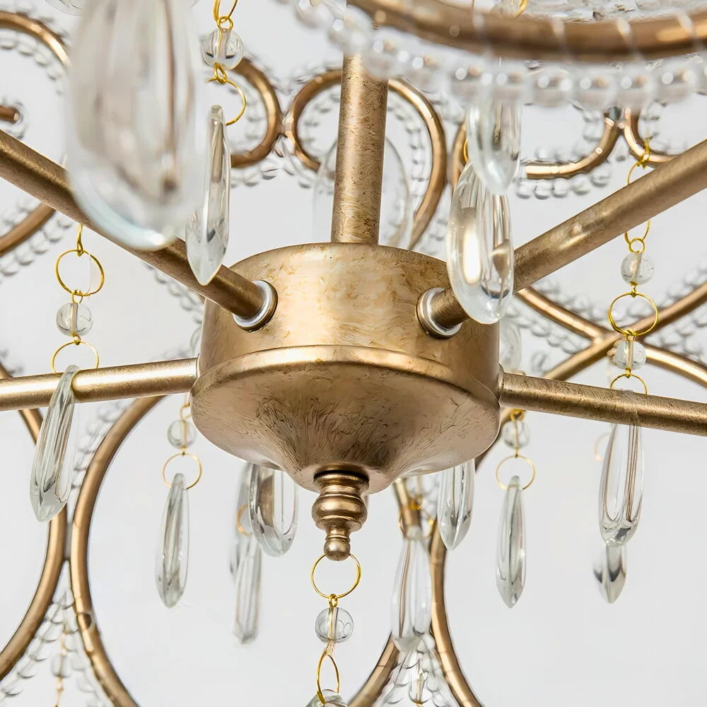 Luxury ceiling chandelier for upscale American home interiors