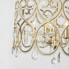 YOOGEE statement chandelier for dining room and foyer lighting