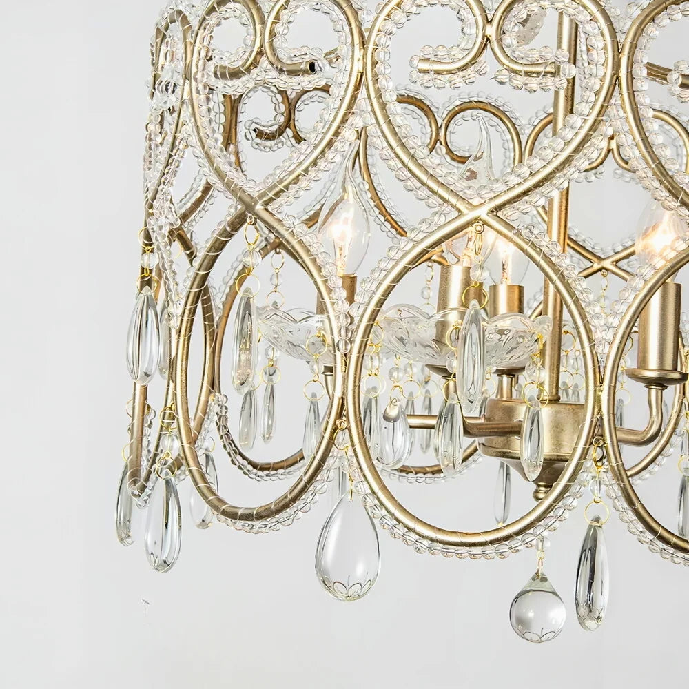 YOOGEE statement chandelier for dining room and foyer lighting