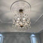 YOOGEE luxury crystal chandelier for modern dining room lighting