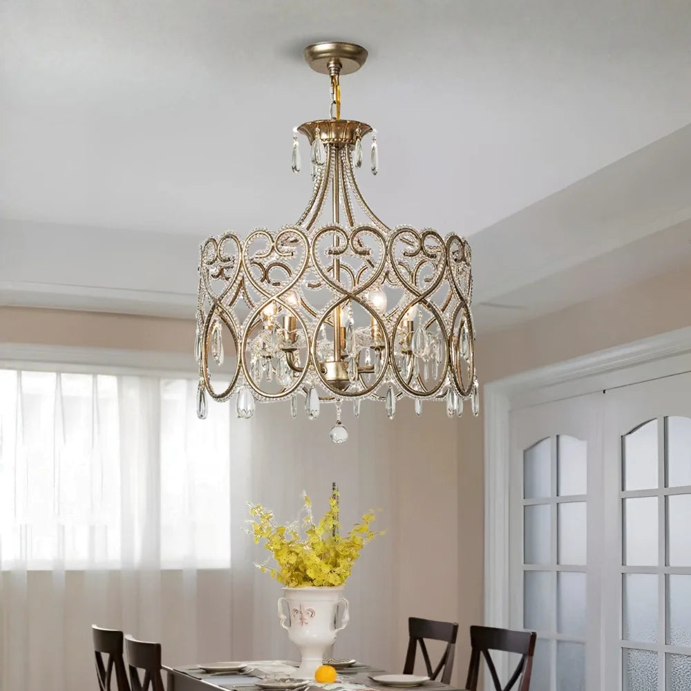 YOOGEE statement chandelier for dining room and foyer lighting