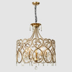 Modern chandelier light fixture for elegant living room decor