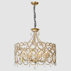 Luxury ceiling chandelier for upscale American home interiors