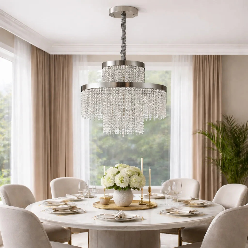 crystal light chandelier