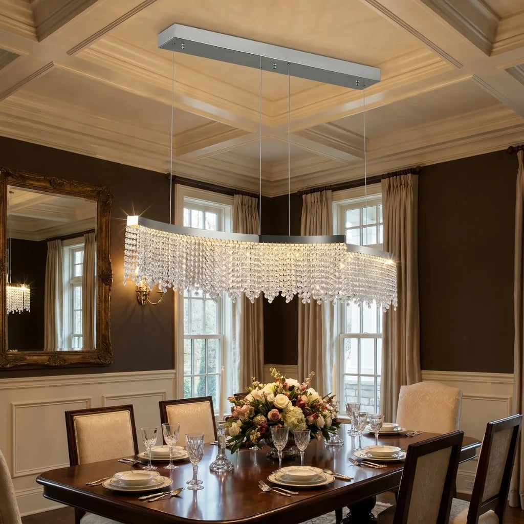 6 light crystal chandelier​