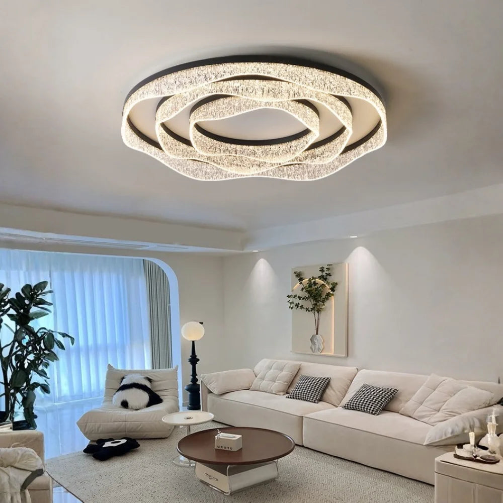 black ceiling light for living room