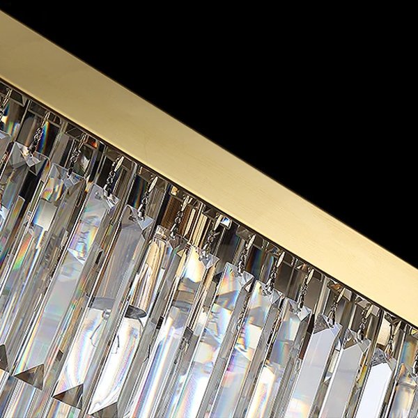 Sheen Ceiling Lamp-Gold/Silver Stainless Steel Ceiling Crystal Light fixture Detail