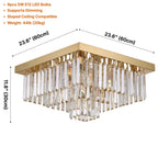 modern gold chandelier​ for ceiling