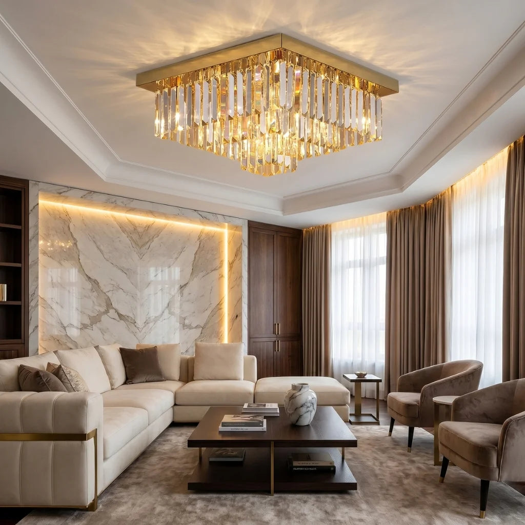 modern gold chandelier​ for ceiling