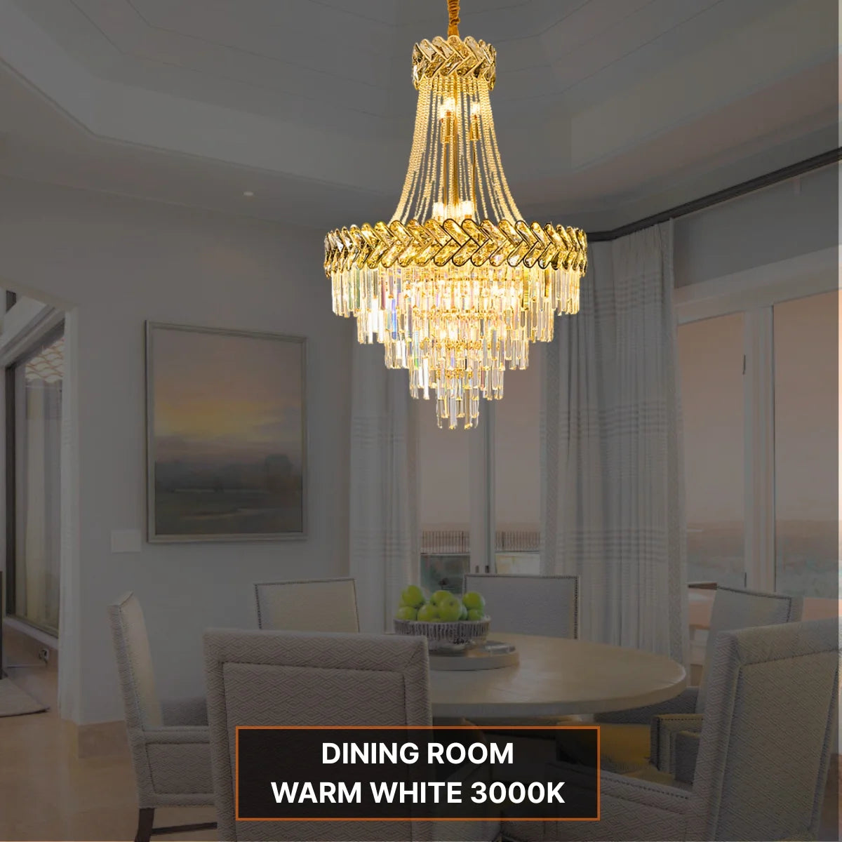 modern loft chandelier