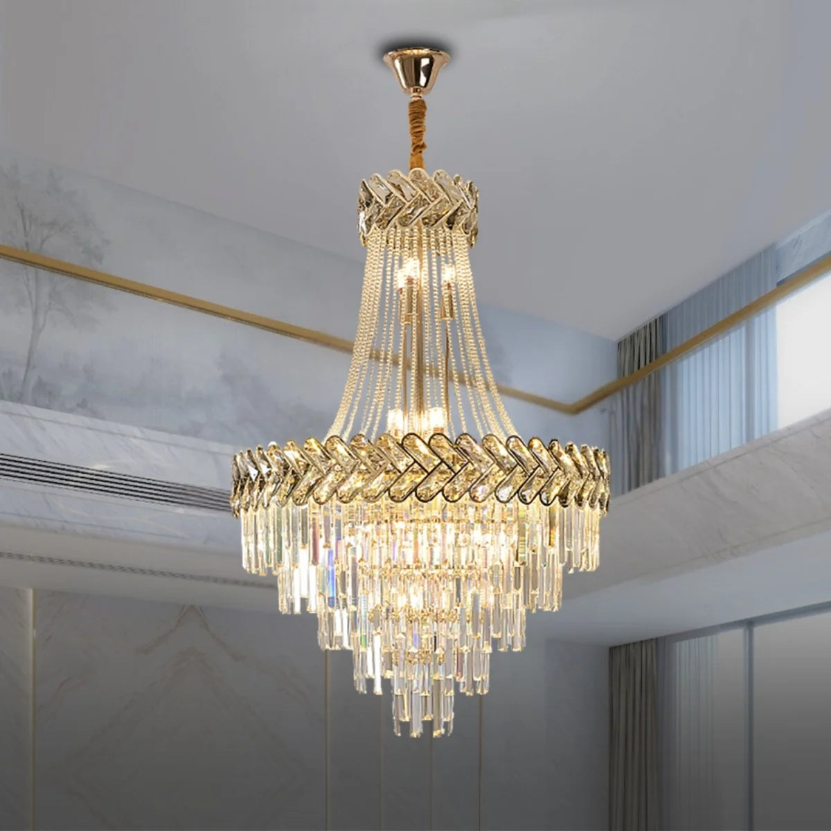 modern loft chandelier