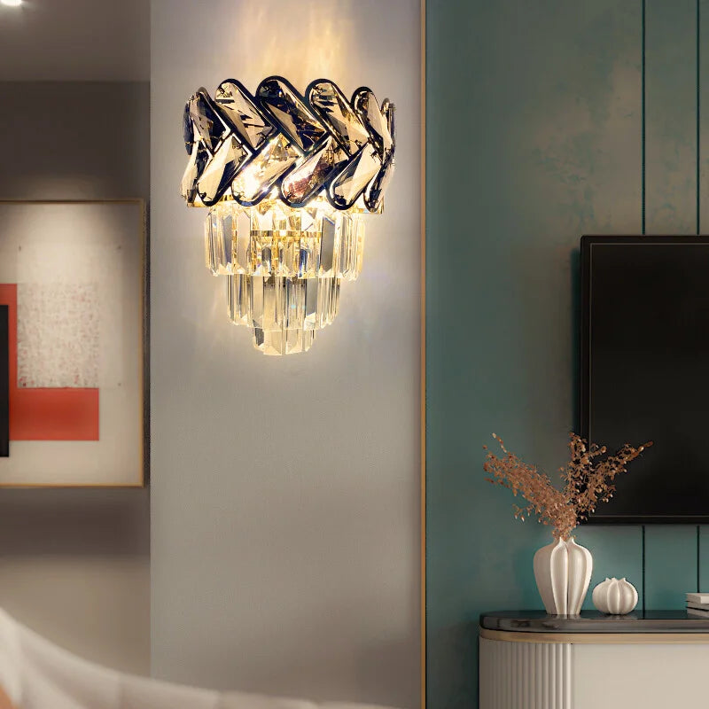 gold wall lamp