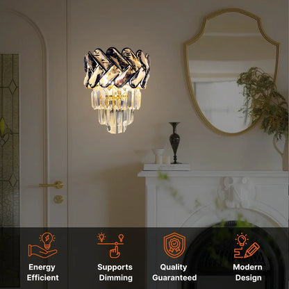 gold wall lamp