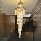 large entryway chandelier