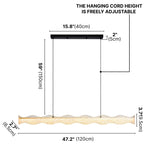 black led pendant light