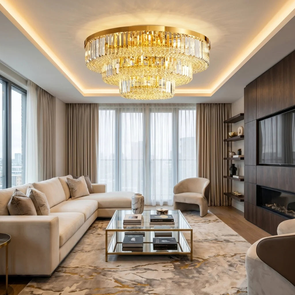 crystal ceiling chandeliers