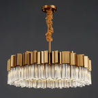 Sunny Gold and Crystal Chandelier​