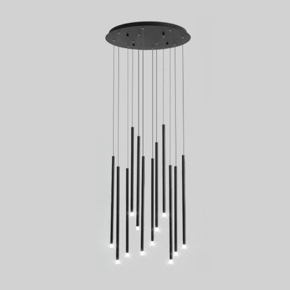 Swirl Modern Spiral LED Staircase Chandelier