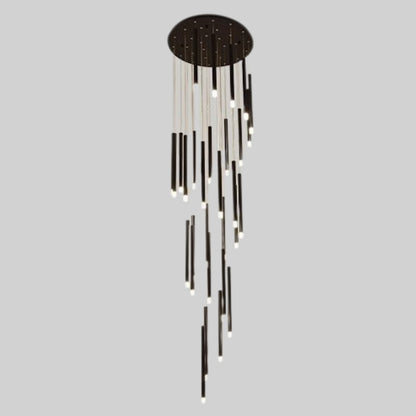 Swirl Modern Spiral LED Staircase Chandelier