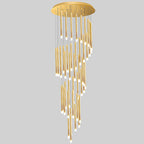 Swirl Modern Spiral LED Staircase Chandelier