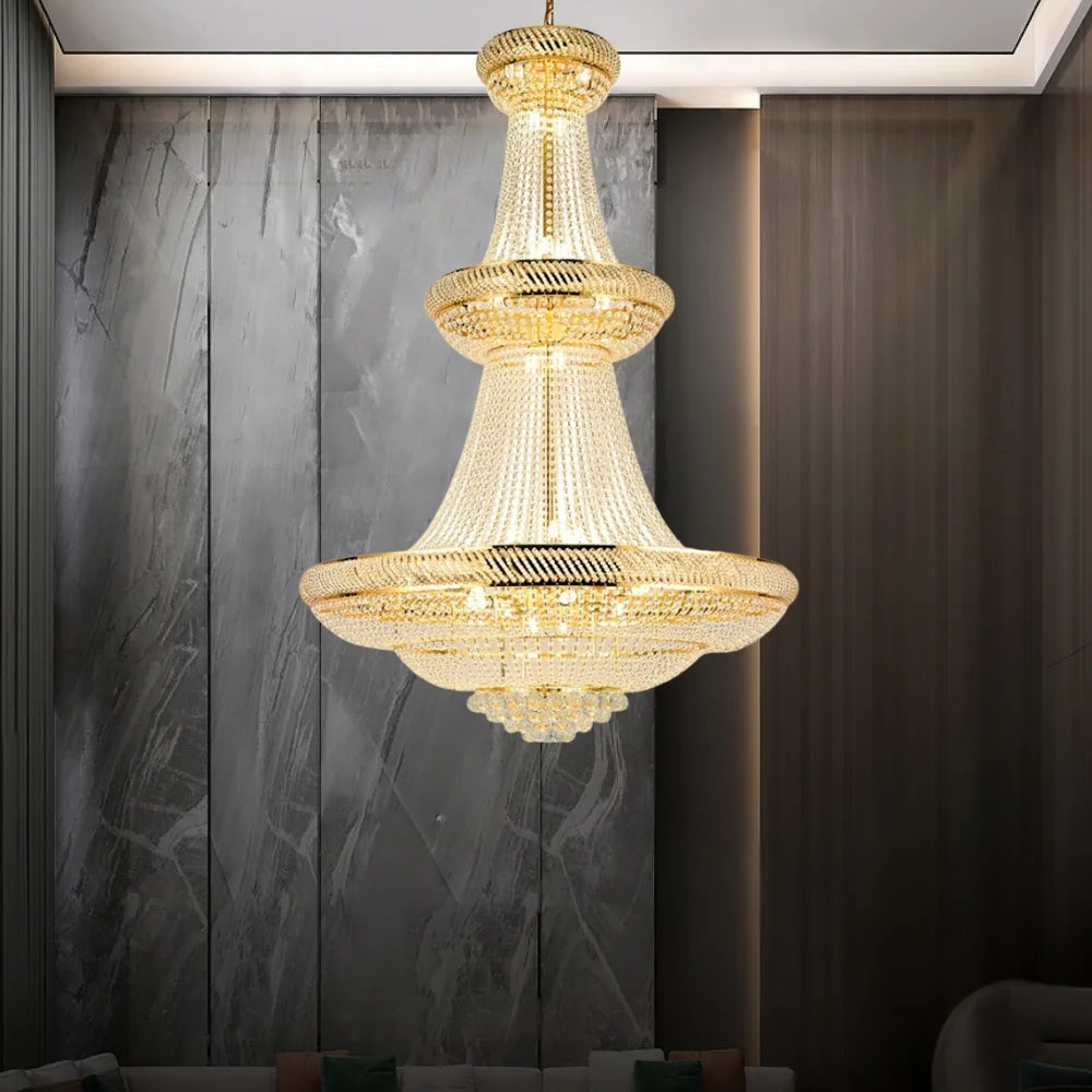Large Gold Chandelier