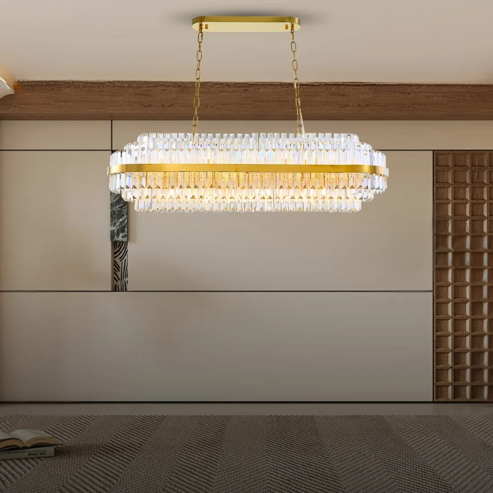 crystal light for dining room