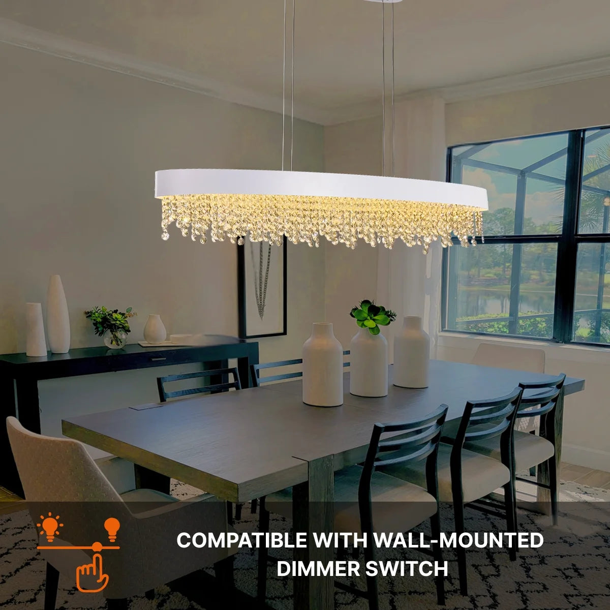 Vetra Crystal Chandelier Light