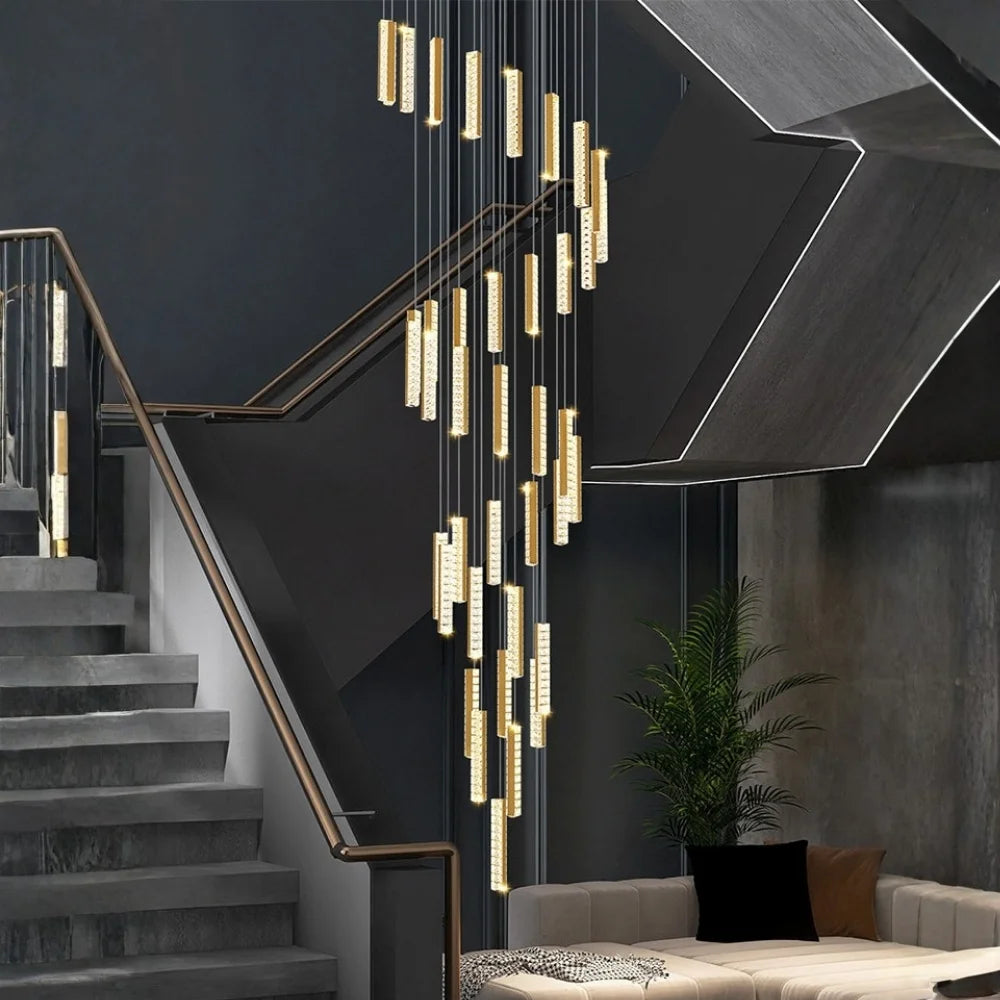 large gold chandelier for foyer