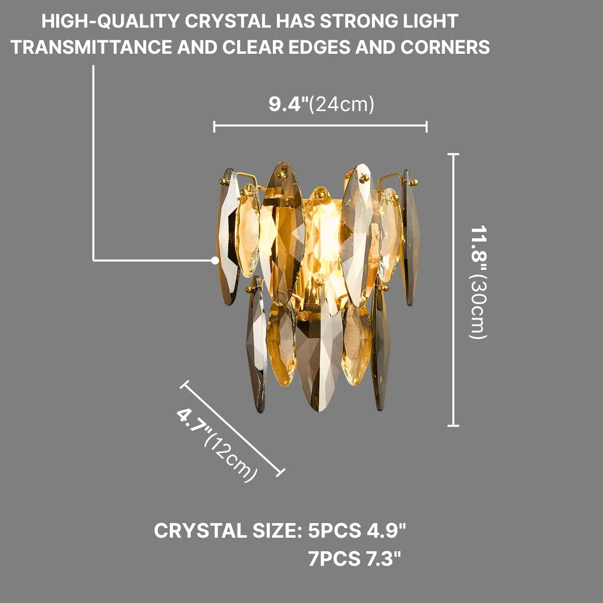 Wall sconce lighting for living room