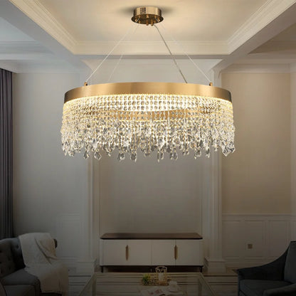 Chandelier with Crystals