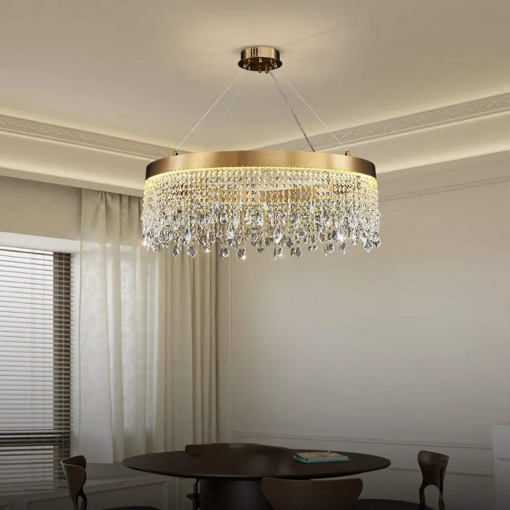 Zara Chandelier with Crystals