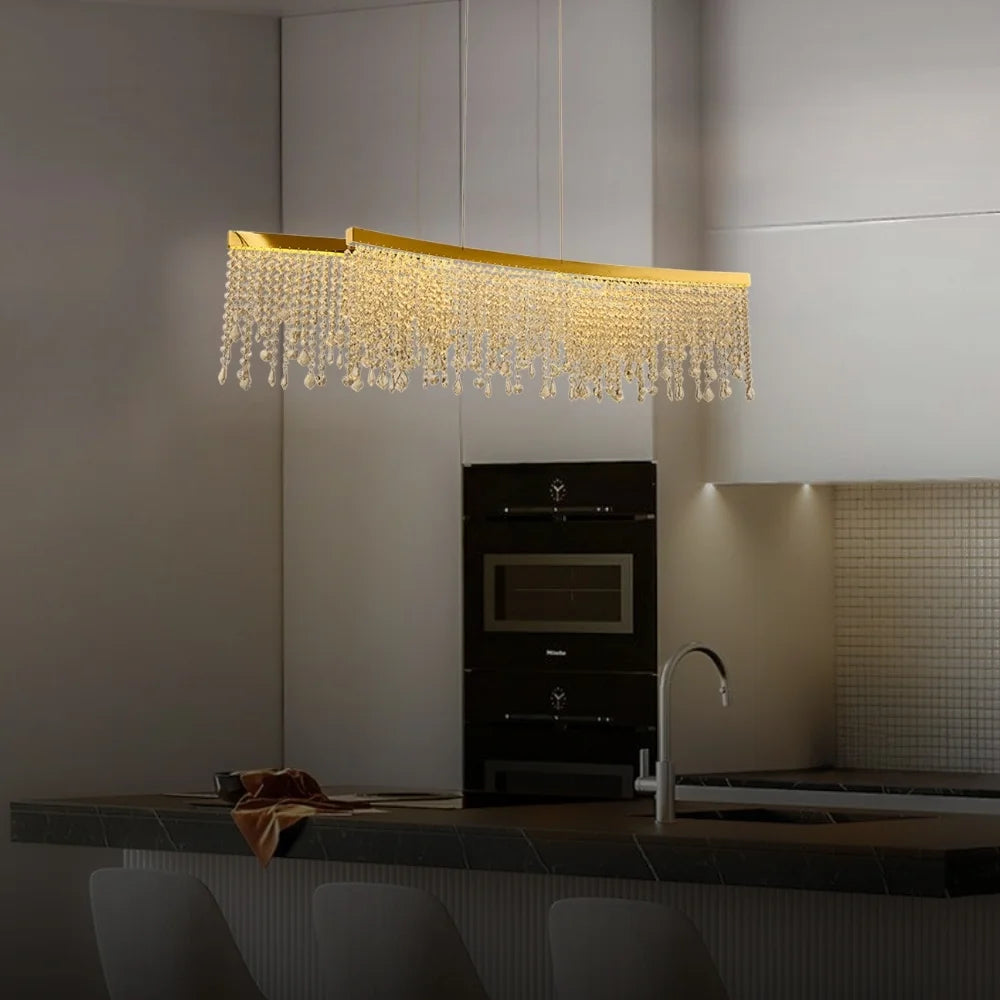 led crystal dinging room chandelier