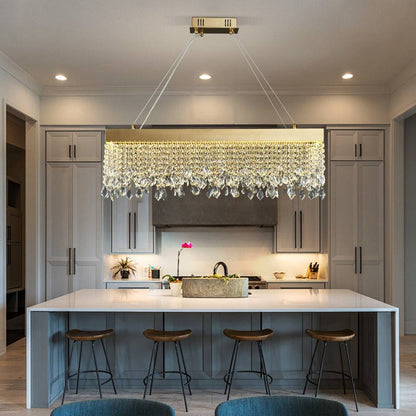 Zara Pendant Light-Rectangle Dining Room Chandelier Lighting