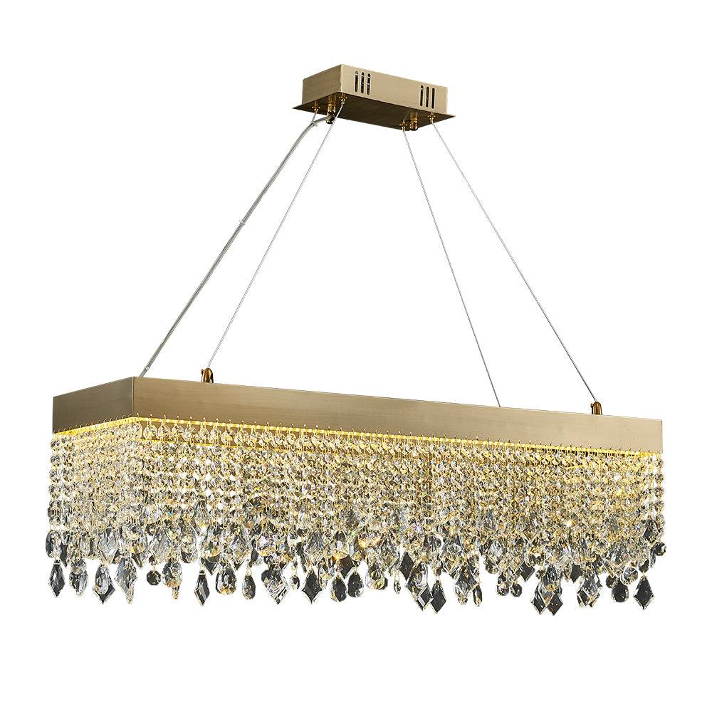 Zara Pendant Light-Rectangle Dining Room Chandelier Lighting