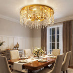 ceiling crystal light fixtures