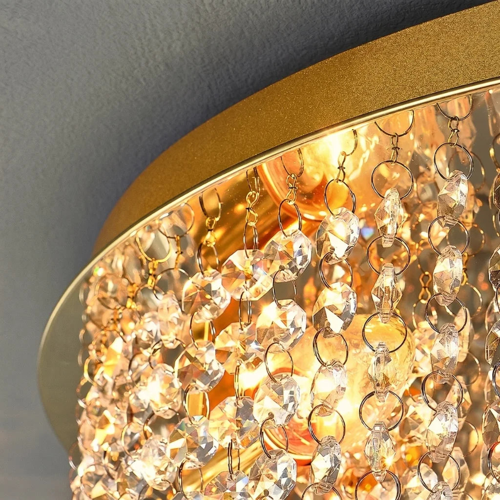 ceiling lights with crystals