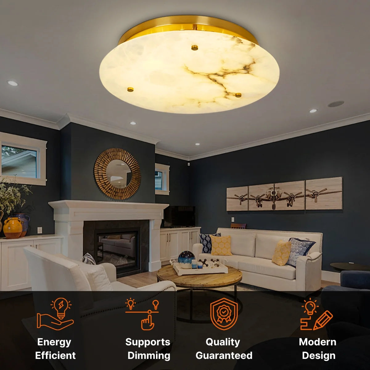Zila Ceiling Light