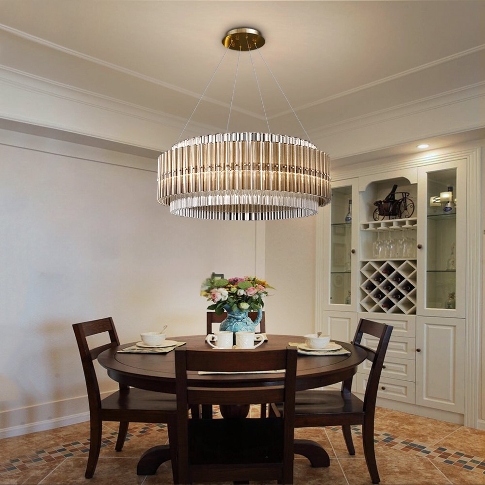 Zora Chandelier-Dimmable LED Crystal Lights For Living Room-Image 4