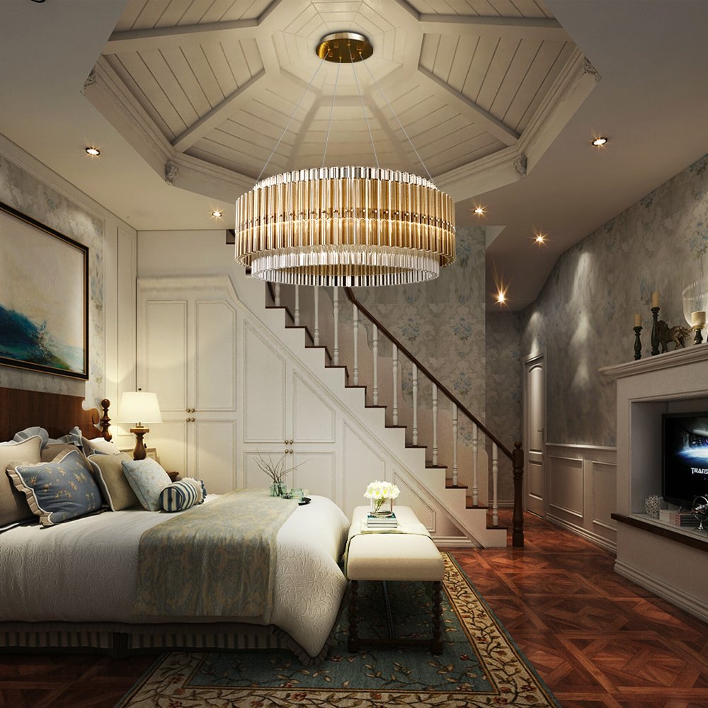 Zora Chandelier-Dimmable LED Crystal Lights For Living Room-Image 5
