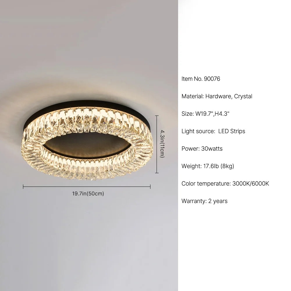 black led ceiling lamp