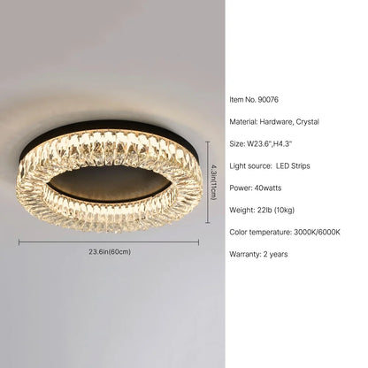 black led ceiling lamp